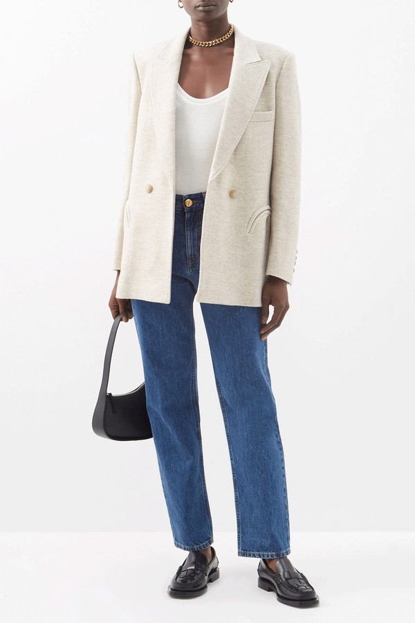 Whisp Single-breasted Houndstooth Wool Blazer from Blazé Milano