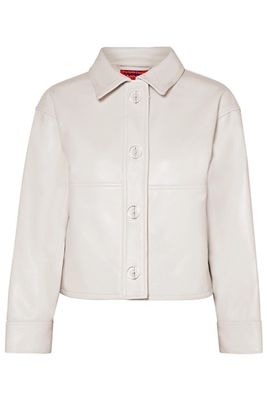 Lowell Leather Jacket White from Solace London