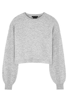 Ansley Light Grey Cashmere Jumper from Alice + Olivia