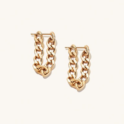 Harris Bold Chain Earrings from Mejuri