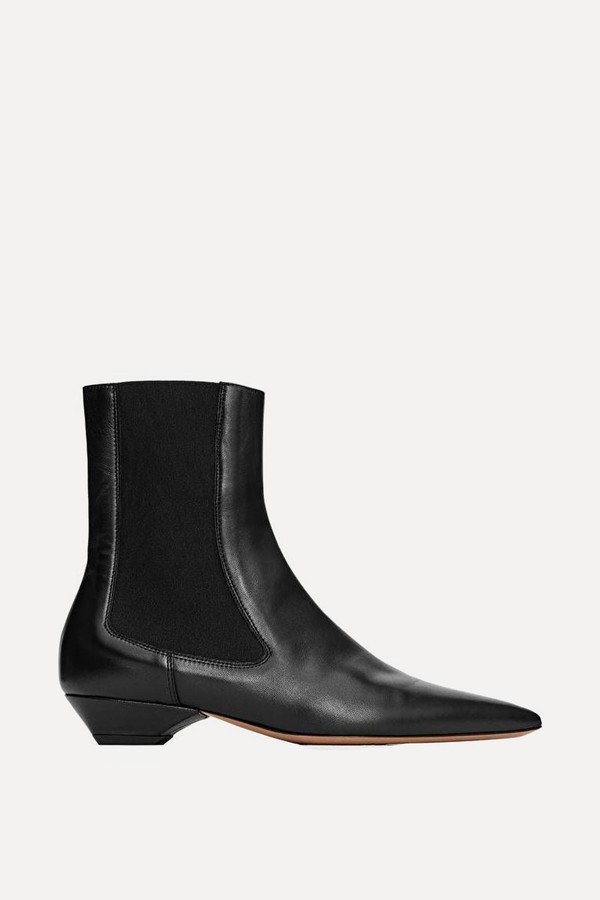 Pointy Leather Boots from ARKET