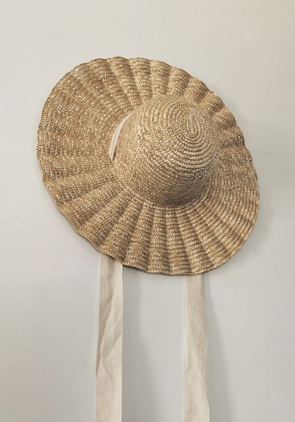 Scallop Straw Hat, £99.95 | Local Luxe Swim