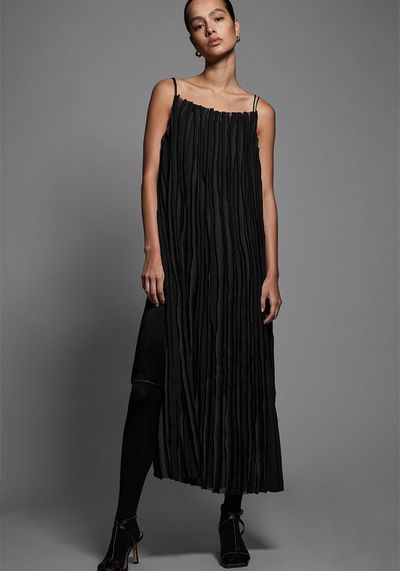 The Appliqued Layered Slip Dress | Atelier Collection