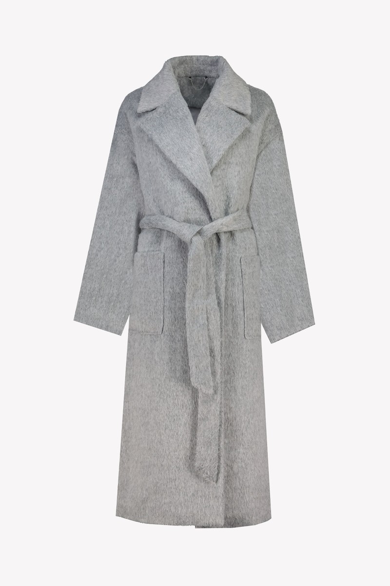 Grey Drawn Trench
