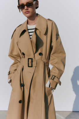 Loose Fit Trench Coat from Massimo Dutti
