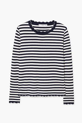 Knit Striped Sweater from Mango