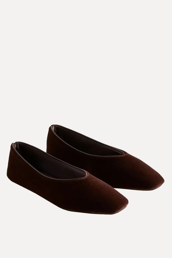 Velvet Ballerinas from Zara Home