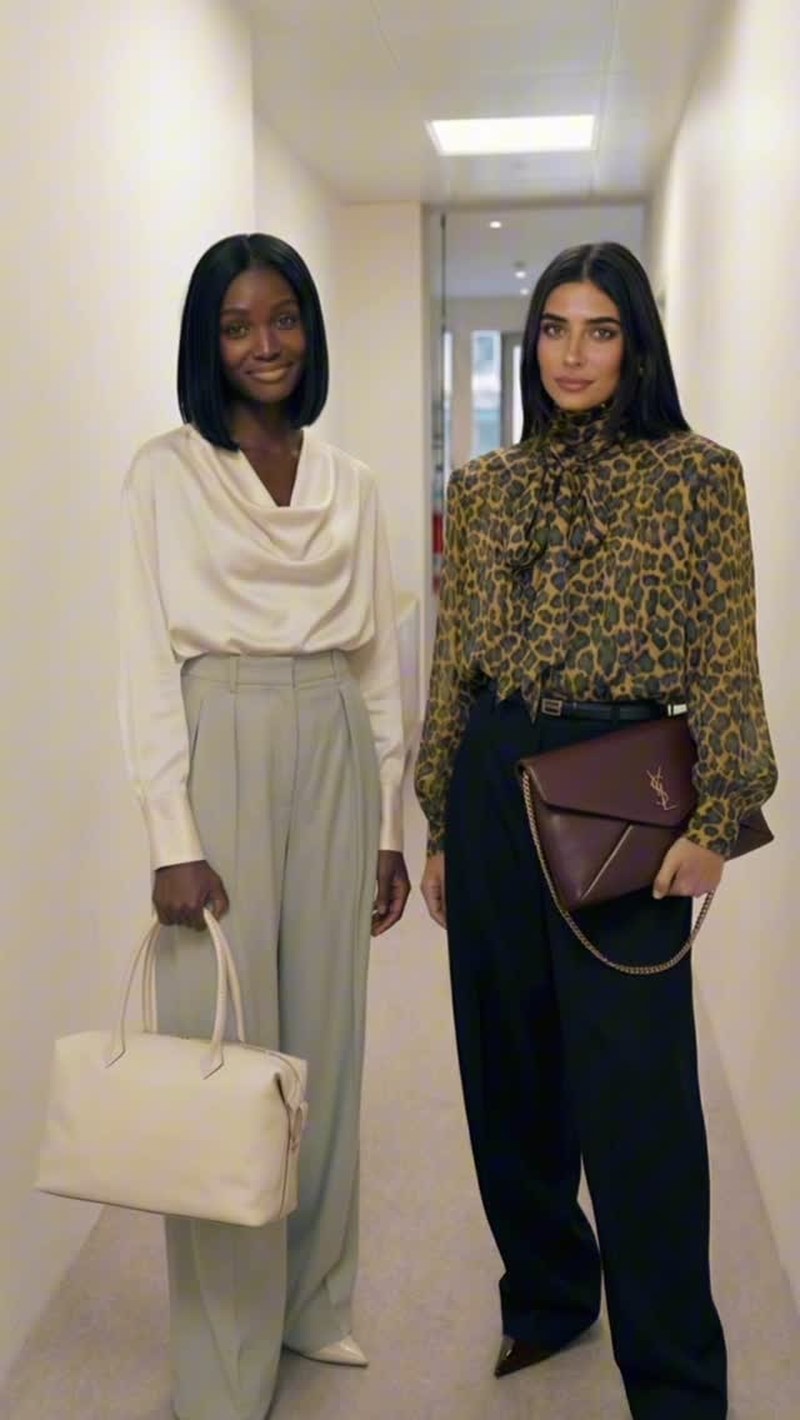 Here is everything Reem & I wore for our latest podcast. To shop, tap the link in our bio or stories…

These images were created using AI tools.