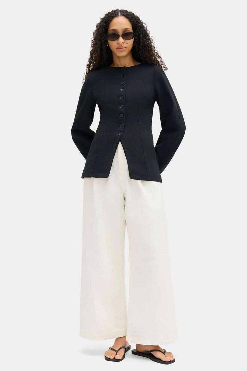 Bonnie Ponte Waisted Blazer from aligne