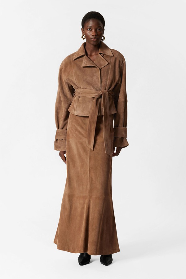 Suede Midi Skirt from & Other Stories