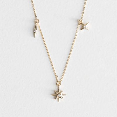 Pointed Star Charm Necklace from & Other Stories