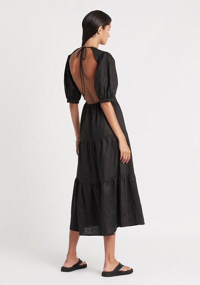 Lorena Tiered Midi Dress