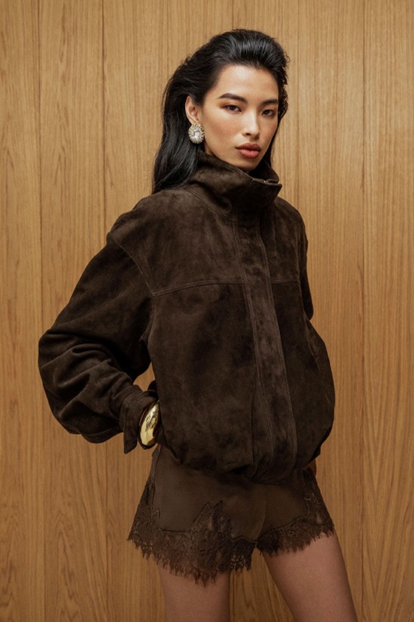 Veda Kendall Suede Jacket from Reformation