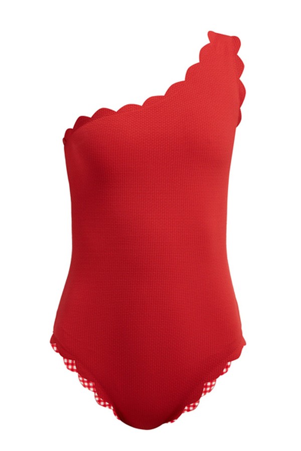 Scalloped-Edge Swimsuit from Marysia