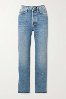 High-Rise Straight-Leg Organic Jeans from Totême