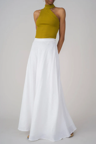 Mira Linen Maxi Skirt