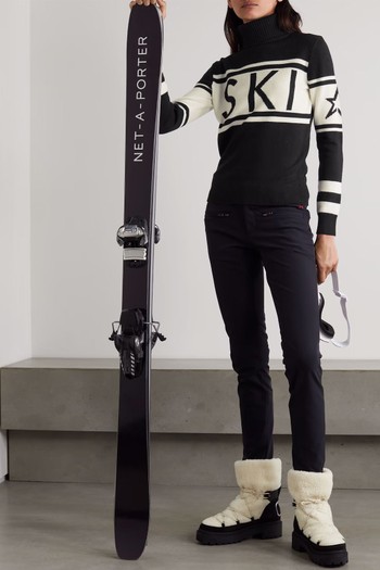 Schild Intarsia Turtleneck Sweater from Perfect Moment