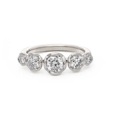 Marguerite 18ct White Gold Five Stone Ring