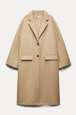 ZW Collection Double-Faced Wool Blend Coat