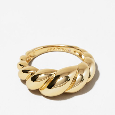 Gold Twist Ring from Ana Luisa 