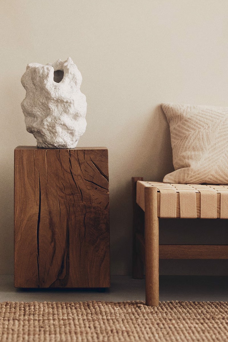 Lava Stone-Look Vase