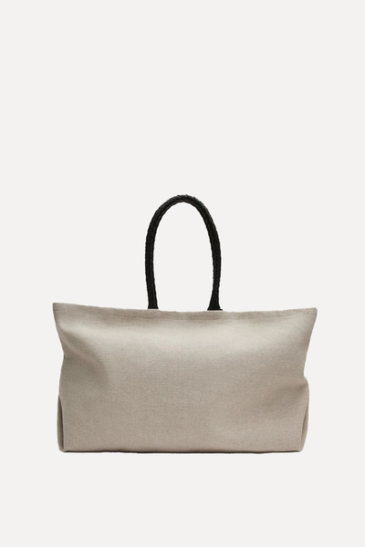 Linen Maxi Shopper Bag, £149 | Massimo Dutti