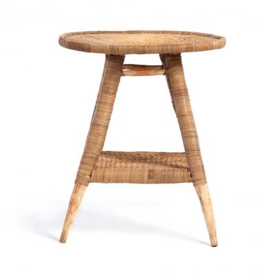 Havana Cane Side Table