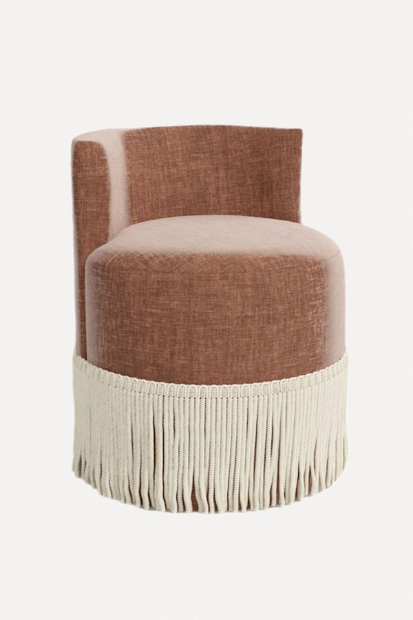 Upholstered Velvet Ottoman from EttaMillay