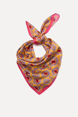 Geometric Floral Scarf from Pull & Bear