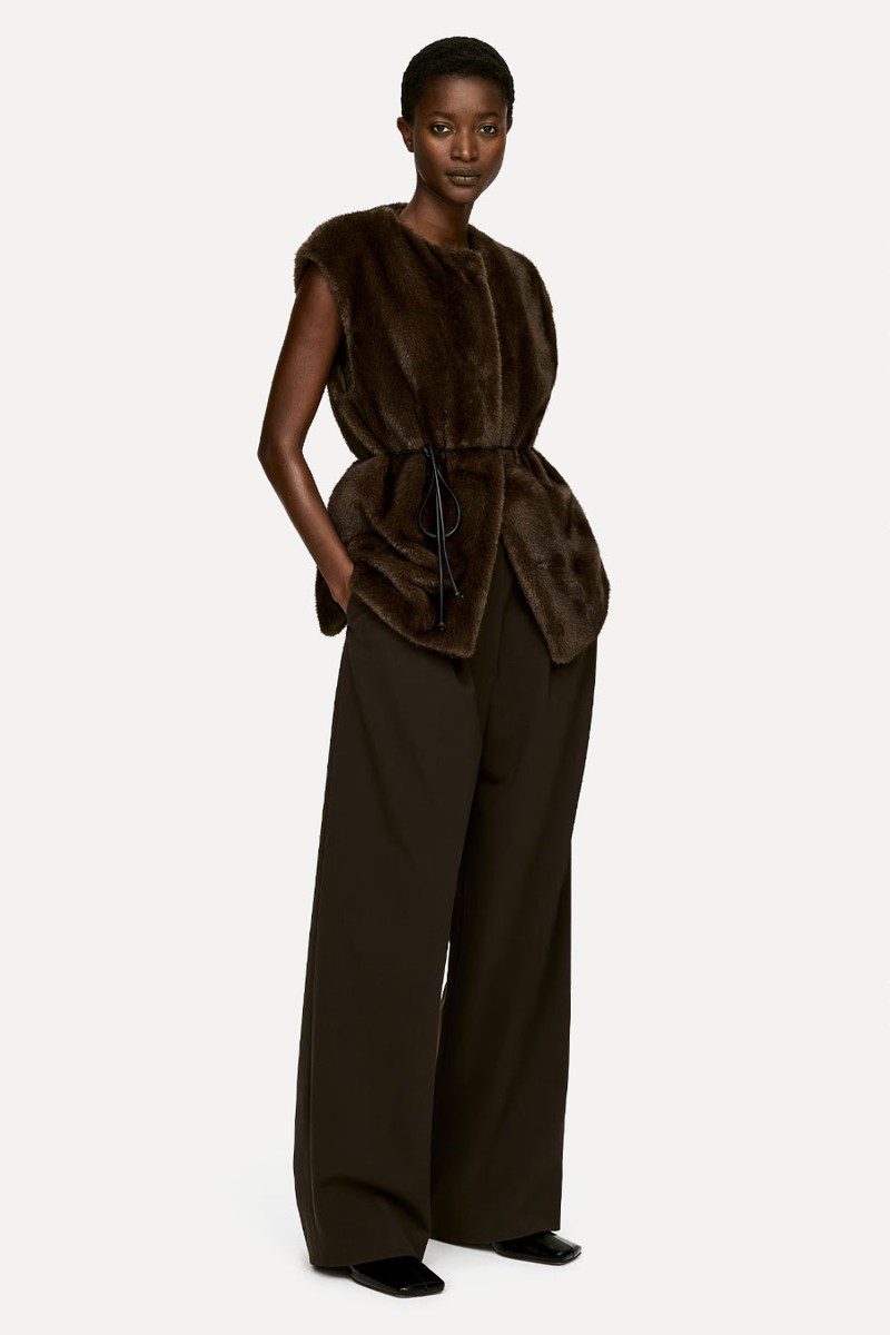 Faux-Fur Vest  from Arket
