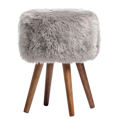 Sheepskin Stool