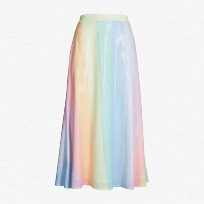 Penelope High-Waist Sequinned Skirt from Olivia Rubin