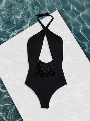 Black Plunnge Swimsuit, £14.99 (was £69.99) 