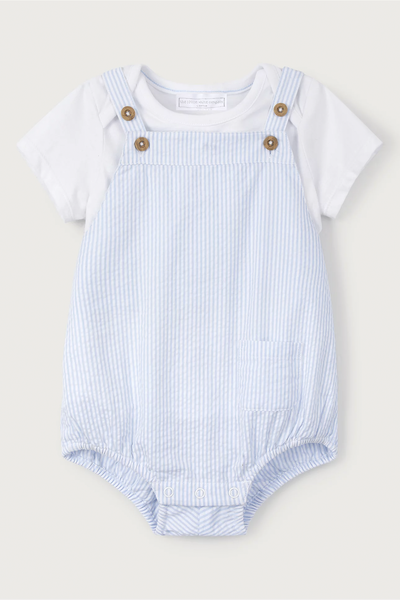 Stripe Bubble Romper & Top Set from The White Company