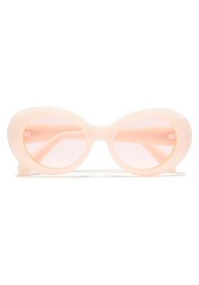 Blush Round-Frame Acetate Sunglasses from Acne Studios
