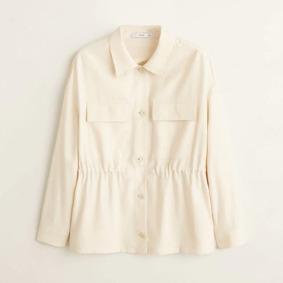 Adjustable Waist Overshirt from Mango