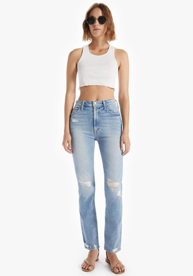 The High Waisted Rider Skimp Jeans from Mother