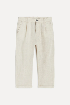 Loose Fit Linen Trousers from H&M