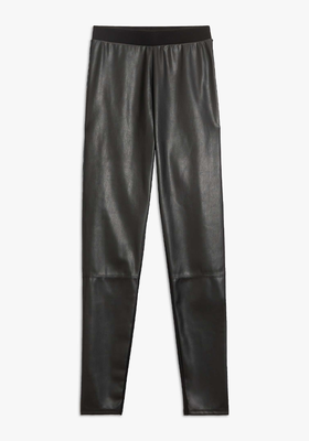 Pleather Faux Leather Leggings from AND/OR
