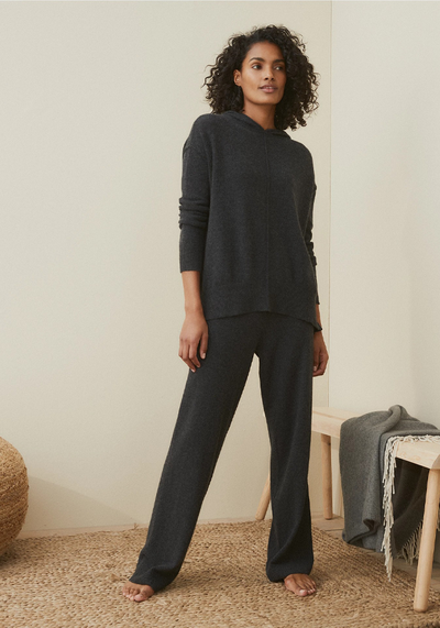 Cashmere Wide-Leg Joggers