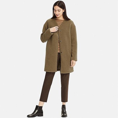 Fleece Long Sleeved Coat