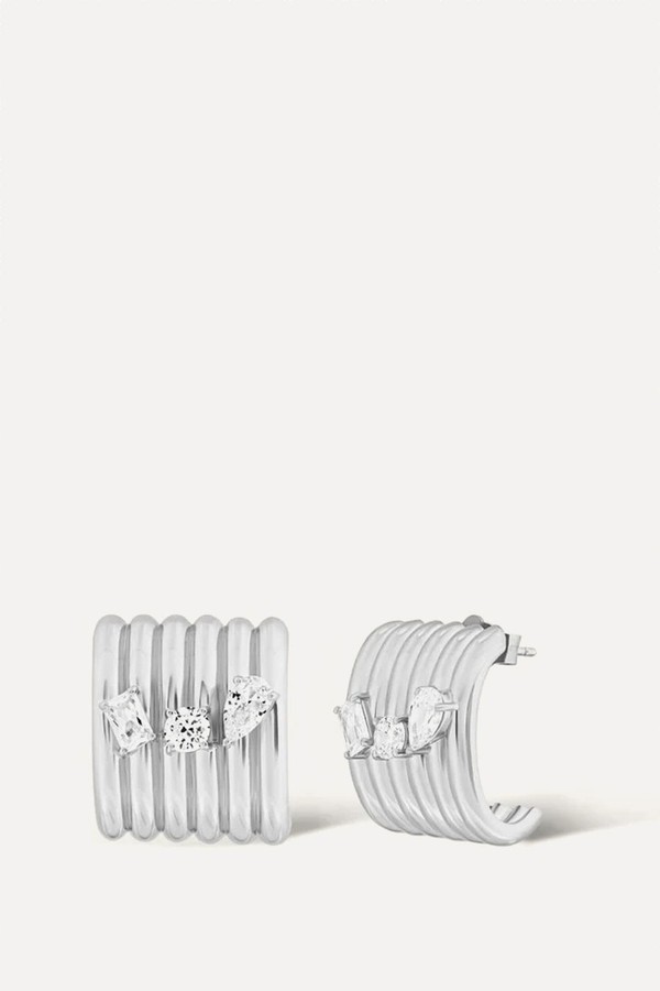 The Silver Sienna Earrings from Heavenly London