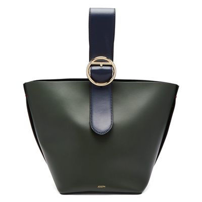 Buckle-Handle Leather Bag from Joseph