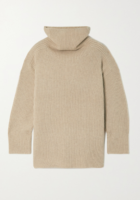 Ribbed Merino Wool Turtleneck Sweater  from Joseph
