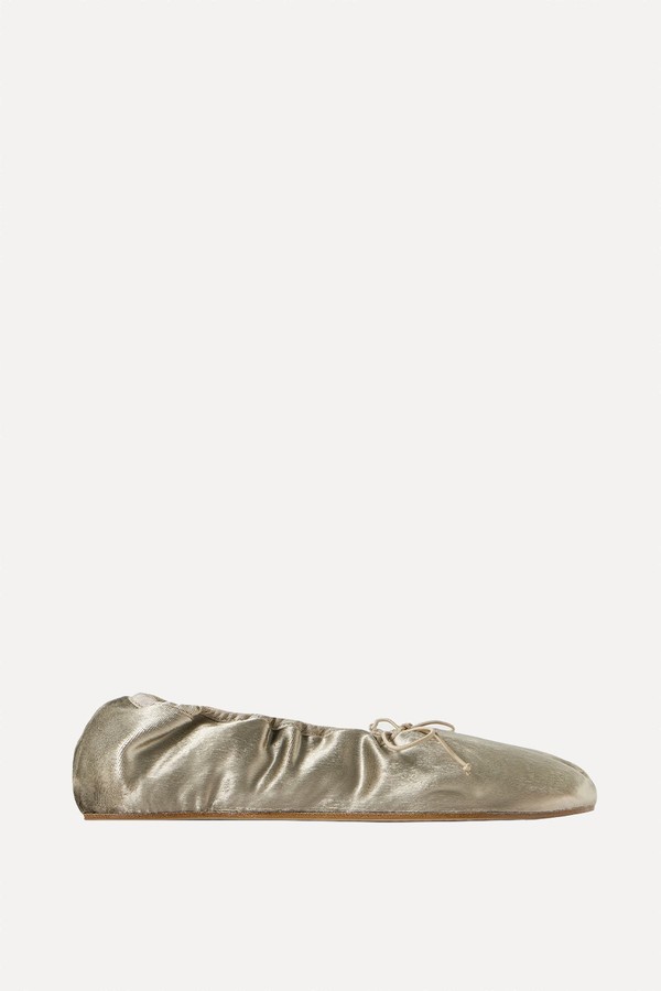 Velvet Ballet Flats from The Row