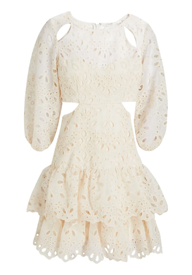 Cutout Broderie Dress from Maje