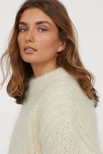 Chunky-Knit Wool Jumper