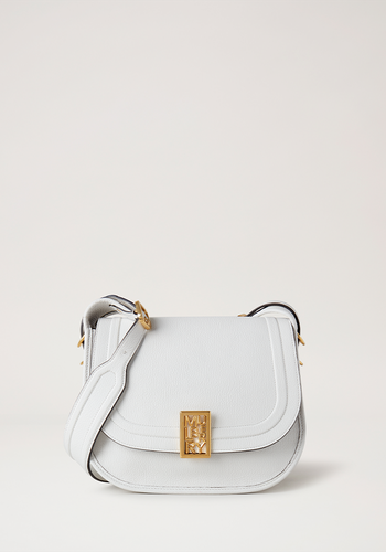 Sadie Satchel White Goat Leather