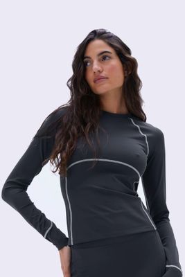 Ultimate Seam Detail Long Sleeve Top from Adanola