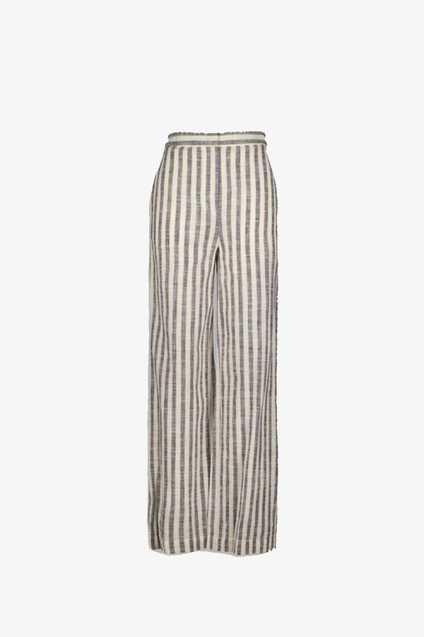 Navy Stripe Trousers
